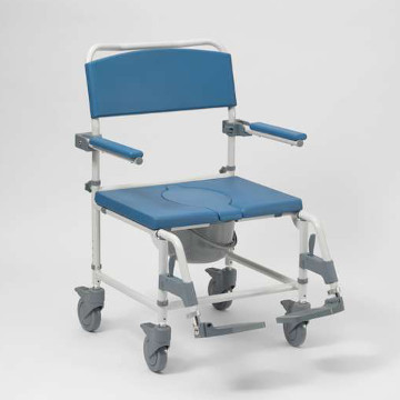Heavy-Duty Shower Commode with Wheels | 260 kg