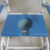 Heavy-Duty Shower Commode with Wheels | 260 kg