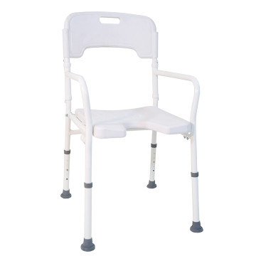 Folding Height Adjustable Shower Chair | Drive Medical DSF 130