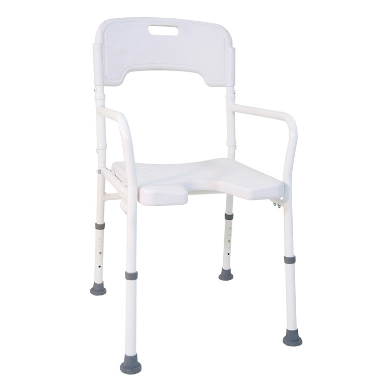 Folding Height Adjustable Shower Chair Drive Medical DSF 130 The ILC