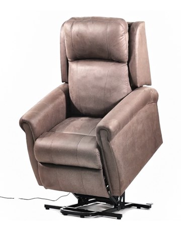 4 Motor Electric Recliner Chair|Shiatsu Massage & Heating |Adjustable Neck & Lumbar Support| Cocoa Colour