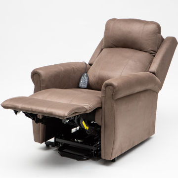 Dual Motor Electric Recliner Chair|Shiatsu Massage &amp; Heating |Adjustable Neck &amp; Lumbar Support| Cocoa Colour