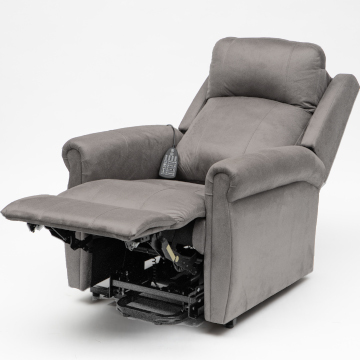 Dual Motor Electric Recliner Chair|Shiatsu Massage & Heating | Adjustable Neck & Lumbar Support| Cocoa Graphite
