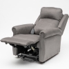 Dual Motor Electric Recliner Chair|Shiatsu Massage & Heating | Adjustable Neck & Lumbar Support| Cocoa Graphite