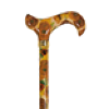 Tea Party Derby Adjustable Walking Stick, Yellow Sunflowers by van Gogh