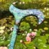 Tea Party Derby Adjustable Walking Stick, Water Lillies by Claude Monet