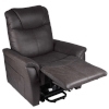 4 Motor Riser Recliner Chair | Adjustable Headrest and Lumbar Support | Slate Grey
