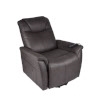 4 Motor Riser Recliner Chair | Adjustable Headrest and Lumbar Support | Slate Grey