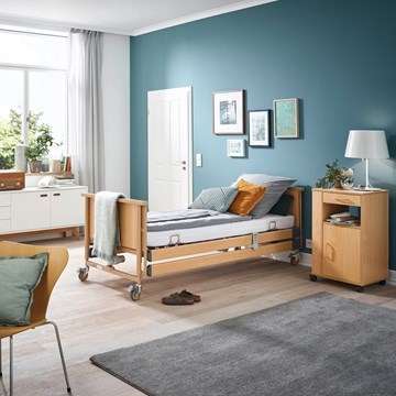 Home-care Hospital Bed | Stiegelmeyer Dali Deluxe| 4 Section Height Adjustable