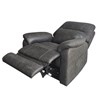 Four Motor Lifting Recliner Chair|Oakham|Adjustable Neck & Lumbar Support|Dark Grey|Extending Footrest