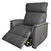 Deluxe Leather Dual Motor Rise Recliner|Harrington|Slate Grey