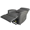 Deluxe Leather Dual Motor Rise Recliner|Harrington|Slate Grey