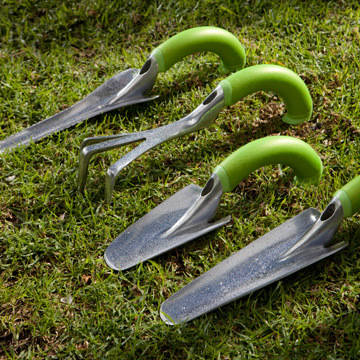 Ergonomic 4 Piece Garden Tool Set