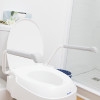 Invacare Raised Toilet Seat with handles