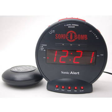 Geemarc Sonic Bomb Loud Vibrating Alarm Clock