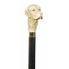 Retriever, Imitation Ivory Collectors Cane