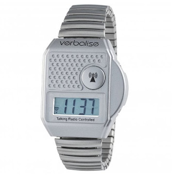 Verbalise Digital Talking Watch - Silver