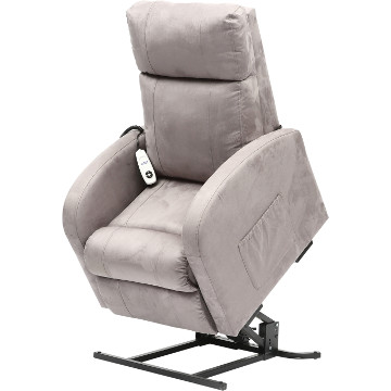Single Motor Electric Recliner Chair |Daresbury  Pebble Grey