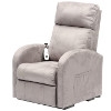Single Motor Electric Recliner Chair |Daresbury  Pebble Grey