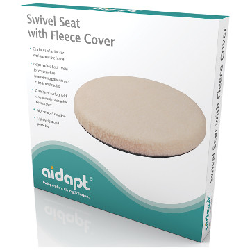 Revolving Swivel Seat with Fleece Cover