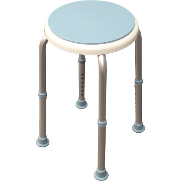 shower stool with rotating seat
