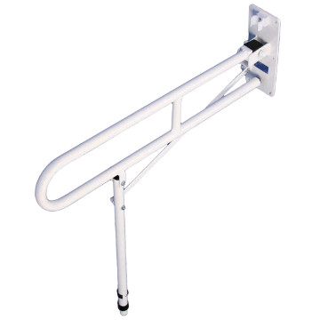 Flip-up Grab Rail with Hinged Supporting Leg