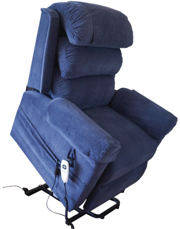 Wall Hugger Electric Recliner Chair | Ecclesfield Blue Colour