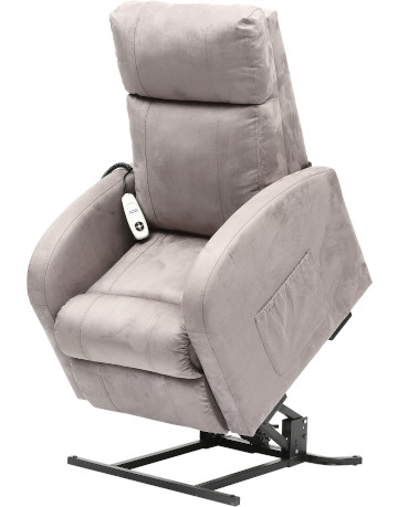 Single Motor Electric Recliner Chair | Daresbury  Dove Grey