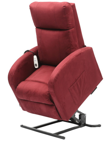 Single Motor Electric Recliner Chair | Daresbury  Wine Red