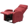 Single Motor Electric Recliner Chair | Daresbury  Wine Red