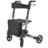 Foldy Easy Folding Lightweight Rollator | Titanium