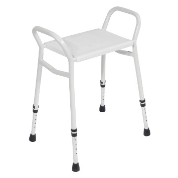 Shower Chair with Handles | Height Adjustable