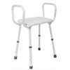 Shower Chair with Handles | Height Adjustable