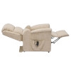 Dual Motor Electric Recliner Chair | Nevada Cream Colour