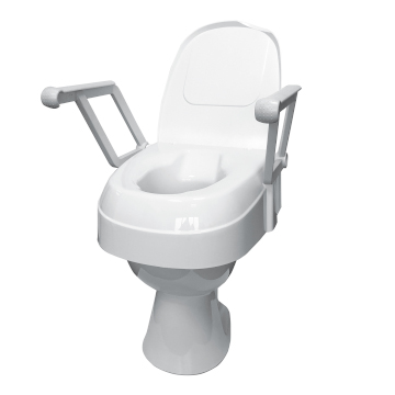 Raised Toilet Seat with Handles | Drive Medical TSE120